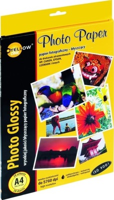 PAPIER FOTO YELLOW ONE A4 130 G/M2 SAMOPRZYLEPNY