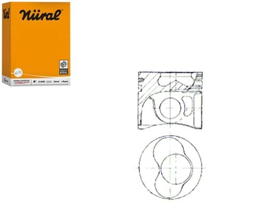 ПОРШЕНЬ ДВИГУНА КОМПЛЕКТ Z PIERSC 79.5 STD AUDI SEAT SKODA VW 1.9 TDI ATD AVB