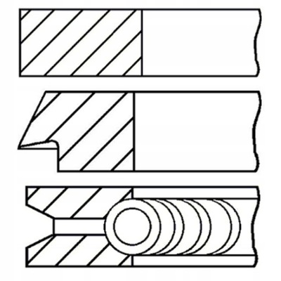 08-422200-00 GOE КОЛЬЦА ПОРШНЕВЫЕ BMW 3 E46 2,2 00-