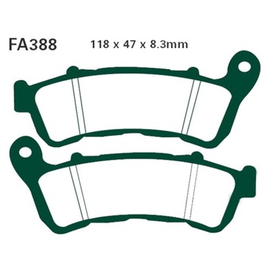 ZAPATAS DE FRENADO SFA388HH HONDA S-WING FORZA SH  