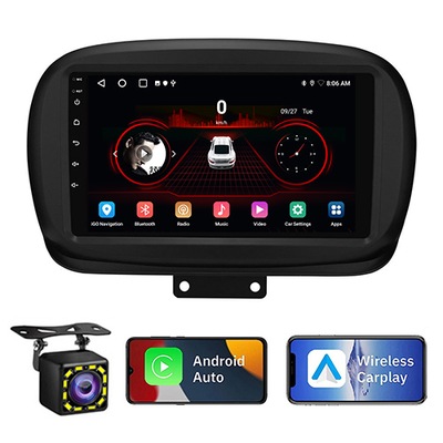 FIAT 500X 2014 RADIO ANDROID GPS CARPLAY 2/32GB  