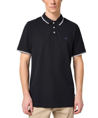 Koszulka Wrangler POLO SHIRT 112350404 Black XXL