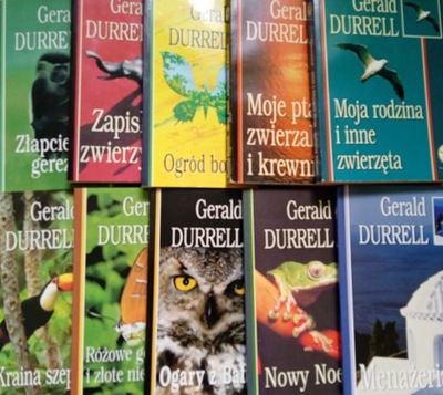 Gerald Durrell Zestaw 10 książek