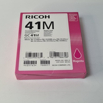 Tusz Ricoh GC41M czerwony (magenta)