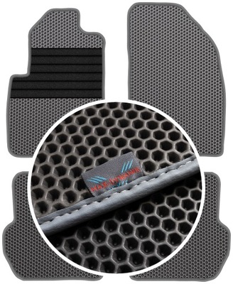 FORD FIESTA MK5 2005-2008 ALFOMBRILLAS GOMA EVA ETERNITY - COLOR NEGRO  