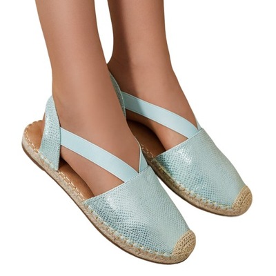 ZIELONE ESPADRYLE DAMSKIE NEVVA 37