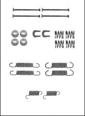 RESORTES PARA ZAPATAS DE FRENADO TOYOTA LANDCRUISER  