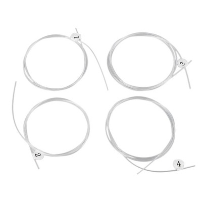 Ukulele String Akcesoria, Ukulele String Zestaw 4PCS Drobne wykonanie CB