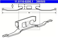 ATE КОМПЛЕКТ МОНТАЖ KLOCKOW HAM SPREZYNA MERCEDES SPRINTER B901/905 95-