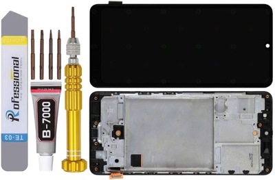 SAMSUNG A41 A415 OLED WYŚWIETLACZ LCD RAMKA