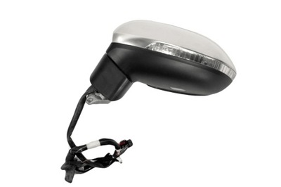 Vw arteon зеркало левая 15+2 ассистент хромированные память фото №1