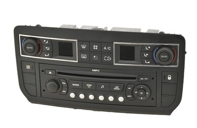 Радіо cd mp3 citroen c5 iii панель кондиціонер 96829415 фото №1
