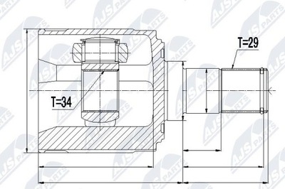 MUÑÓN HONDA ACCORD 2.2I-CTDI 02-, CR-V 2.2I-CTDI 02- /L/  