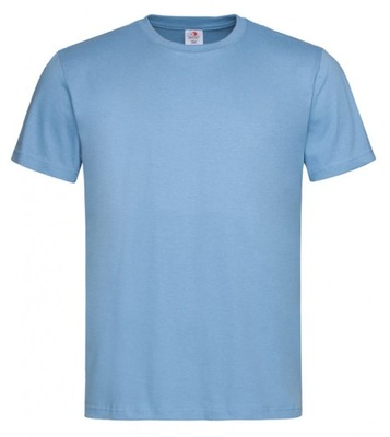 Jasny Niebieski Gładki T-shirt Basic STEDMAN XXL