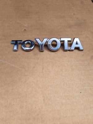 EMBLEMA LOGOTIPO INSCRIPCIÓN PARTE TRASERA TOYOT AYGO  