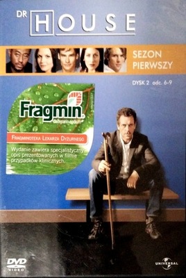 Dr House sezon pierwszy DVD odcinek 6-9