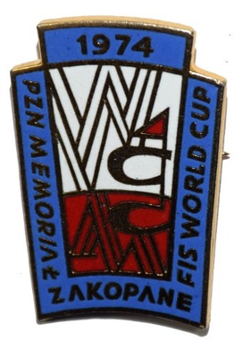 Odznaka PZN Memoriał FIS World Cup 1974 Zakopane