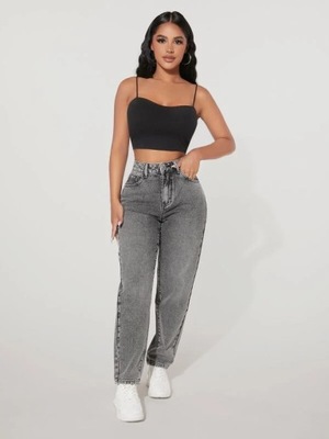 SHEIN SPODNIE JEANSOWE MOM JEANS WYSOKI STAN XS 37