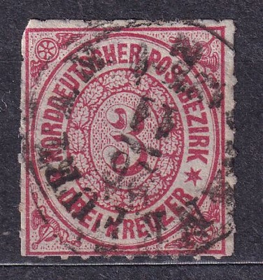 1868 Księstwa niemieckie Norddeutscher Postbezirk Mi 9