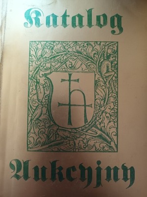 Katalog aukcyjny VI aukcja książek rzadkich 1994