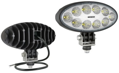Wesem лампа робоча led 12v-24v led овальна lublin фото №1