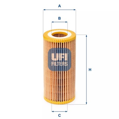 FILTRO ACEITES UFI 25.041.00  