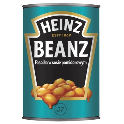 HEINZ BAKED BEANZ fasolka w sosie pomidorowym