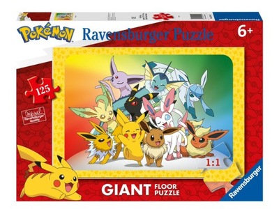 Puzzle RAVENSBURGER Giant Pokemon (125 elementów)