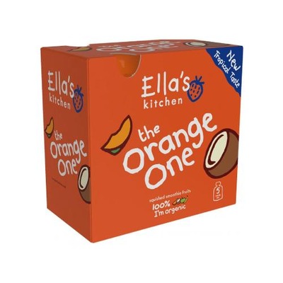 Ella's Kitchen BIO ORANGE BIO Puree owocowe z mango, 5x90g