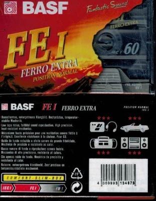 Kaseta magnetofonowa BASF FE I 60 [KASETA] Nowa !