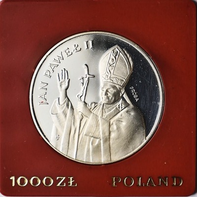 PT 1000 zł 1982 Jan Paweł II próba
