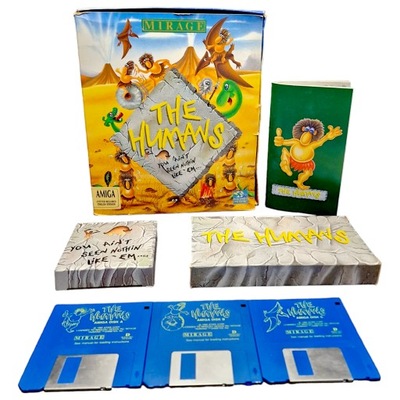 Gra The Humans (Mirage) Amiga BIG BOX dyskietki Amiga 500 600 1200