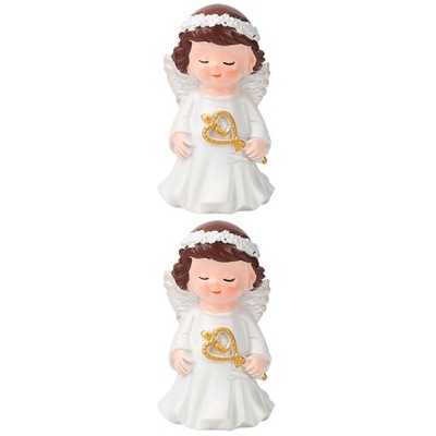 Mini figurki aniołki do dekoracji tortu wróżk