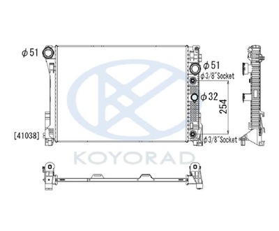 РАДІАТОР MERCEDES БЕНЗИН E-KL W212 09.09-