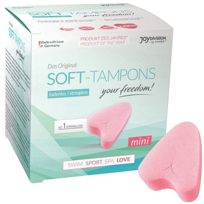 JoyDivision Soft Tampons mini tampony 3 sztuki