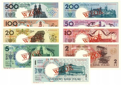 BANKNOTY MIASTA POLSKIE NIEOBIEGOWE, KOPIE - L21