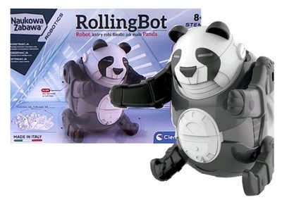 NAUKOWA ZABAWA ROLLING BOT robot panda fika koziołki