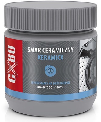 CX80 СМАЗКА CERAMICZNY KERAMICX DO БОЛТОВ ТОРМОЗНАЯ ВЫХЛОПНОЙ OD -40C DO +1400 500