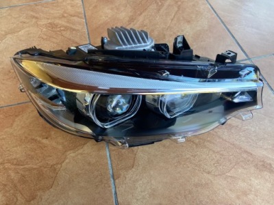 Bmw f32 f33 f36 lift лампа фара led комплектна модулі 8738702 права фото №1