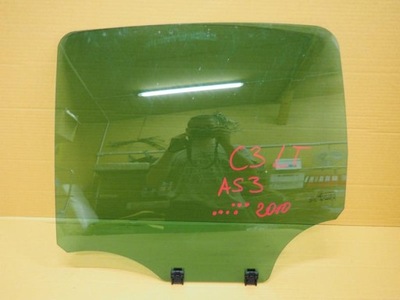 Стекло дверь левых задних задняя citroen c3 ii 2010 фото №1