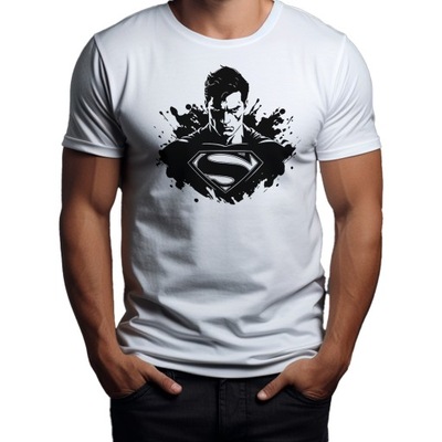 Koszulka T-shirt "Superman" Bawełna XXL
