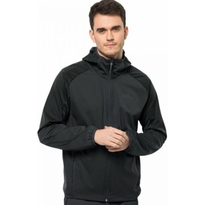 MĘSKA KURTKA SOFTSHELLOWA JACK WOLFSKIN KAPTUR XXL