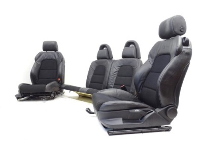 Kpl сиденья заднее сиденье обивка полукожа audi a3 8p lift cabrio s-line фото №1