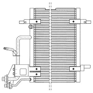 DELPHI КОНДЕНСАТОР, КОНДИЦИОНЕР TSP0225011