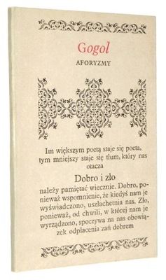 Mikołaj Gogol AFORYZMY [1980]