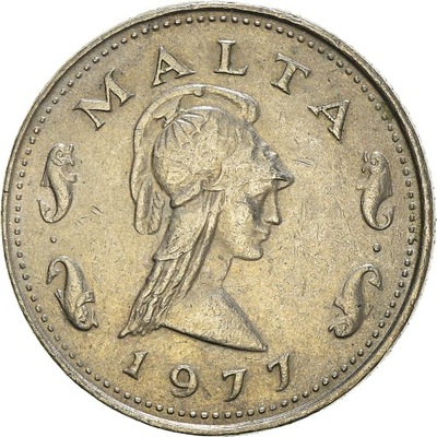 Moneta, Malta, 2 Cents, 1977