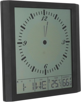 Cyfrowy Zegar z Wyświetlaczem, Ekran HD TN LCD 8,6 Cala z funkcją