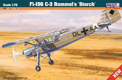 Mistercraft D-204 Fi-156 C-3 Rommels Storch 1:72