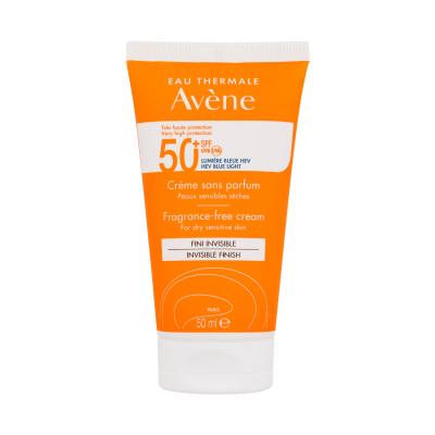 Avene Sun Cream Invisible Finish 50 ml Preparat do opalania twarzy