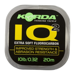 Korda IQ2 / IQ Extra Soft 12 lb / 20 m - fluorocoarbon